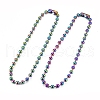 304 Stainless Steel Ball Chain Necklace STAS-D233-07M-3
