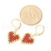 304 Stainless Steel Leverback Earrings for Women EJEW-MZ00408-07-4