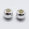 Anti-Tarnish Rhodium Plated 925 Sterling Silver Beads STER-K167-026C-P-1