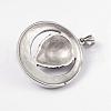 316L Surgical Stainless Steel Big Pendants STAS-L186-113AS-3