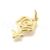 Valentine's Day 925 Sterling Silver Rose Pendants STER-G046-01G-2