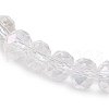 2Pcs 2 Styles Glass Beads Stretch Bracelets for Women BJEW-JB11866-4
