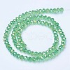 Electroplate Glass Beads Strands EGLA-A034-T6mm-B11-2
