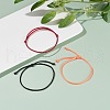 Simple Nylon Cord Bracelets Set BJEW-JB07376-02-3