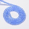 Transparent Glass Beads Strands EGLA-A039-T2mm-D07-2