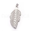 Tarnish Resistant 304 Stainless Steel Big Pendants STAS-E449-06B-P-1