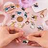 Alloy Enamel Pendant Decoration HJEW-SW00023-01-4