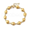 304 Stainless Steel Ladybug Link Bracelets for Women BJEW-K226-15A-G-4