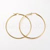 304 Stainless Steel Hoop Earrings EJEW-N0016-11G-L-1