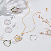 AHADERMAKER 90Pcs 3 Colors Zinc Alloy Pendants FIND-GA0004-25-5