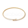 Rack Plating Brass Cubic Zirconia Elasticity Necklaces NJEW-S425-01G-2