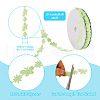 20 Yards Malan Flower and Butterfly Polyester Lace Trim OCOR-TAC0016-18B-4