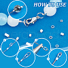   90pcs 6 Styles 925 Sterling Silver Tube Beads STER-PH0002-54-4