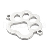 Non-Tarnish 304 Stainless Steel Hollow Connector Charms STAS-P332-02P-2