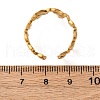 304 Stainless Steel Adjustable Open Cuff Rings RJEW-K294-04G-3