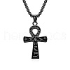 Egyptian Ankh Cross 304 Stainless Steel Pendant Necklaces FS-WGB3CB3-03-2