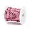 Braided Cowhide Leather Cord NWIR-N005-01D-4mm-2