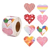 Valentine's Day Theme Paper Gift Tag Stickers X-DIY-C007-01D-1