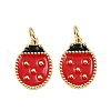 Brass Pendants KK-C095-10C-G-1