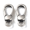 925 Thailand Sterling Silver Lobster Claw Clasps STER-D003-27B-P-1