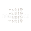 Unicraftale 20Pcs 5 Style 201 Stainless Steel Filigree Joiners Links STAS-UN0034-33-8