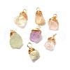 Natural Quartz Pendants PALLOY-JF00939-1