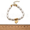 304 Stainless Steel Butterfly Charm Bracelets for Women BJEW-C098-08G-5