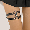Imitation Leather Double Layer Leg Ring FS-WG420A0-01-2