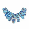 Synthetic Gemstone Beads Strands G-S326-003B-2