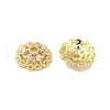 Rack Plating Brass Beads Caps KK-B088-03B-G-2