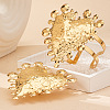 Big Heart Alloy Cuff Bangles & Cuff Rings Sets FS-WGD3ED0-01-3