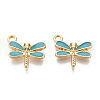 Light Gold Plated Alloy Charms ENAM-T009-02B-2