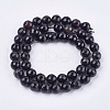 Natural Madagascar Black Agate Bead Strands G-N213C-56-2