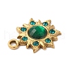 Real 18K Gold Plated 304 Stainless Steel Pendants STAS-A084-22G-02-3