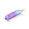 Glass Pendants PALLOY-JF01741-01-4