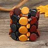 Bohemia & Ethnic Style Wood Stretch Bracelets for Women WG33998-06-1