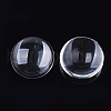 Transparent Glass Cabochons GGLA-R026-20mm-B-2