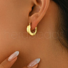 Vintage Stainless Steel Hoop Earrings YA0718-1-1