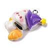 Halloween Theme Opaque Resin Pendants RESI-D075-03D-2