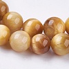 Natural Tiger Eye Bead Strands G-E468-E05-8mm-3