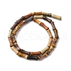 Natural Polychrome Jasper/Picasso Stone/Picasso Jasper Beads Strands G-L624-G04-12x5mm-3