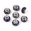 Opaque Resin European Beads RESI-T057-29-2