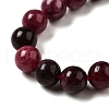 Dyed Natural Malaysia Jade Beads Strands G-G021-02B-20-2