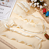 5 Yards Resin and Chiffon Ruffled Lace Trim OCOR-WH0090-95-4