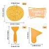 Gorgecraft 2Pcs 2 Style DIY Plastic Scraper Tool TOOL-GF0003-28-2