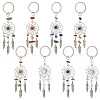   Natural & Synthetic Gemstone Keychain KEYC-PH0002-01-1