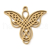 5Pcs 201 Stainless Steel Pendants STAS-B064-16G-1