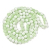 Frosted Crackle Glass Beads Strands X1-GLAA-U001-6mm-M09-3