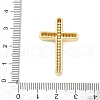 Brass Micro Pave Cubic Zirconia Beads KK-H203-11A-G-3