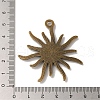 Tibetan Alloy Flower Pendant Cabochon Bezel Settings PALLOY-A13079-AB-NR-3